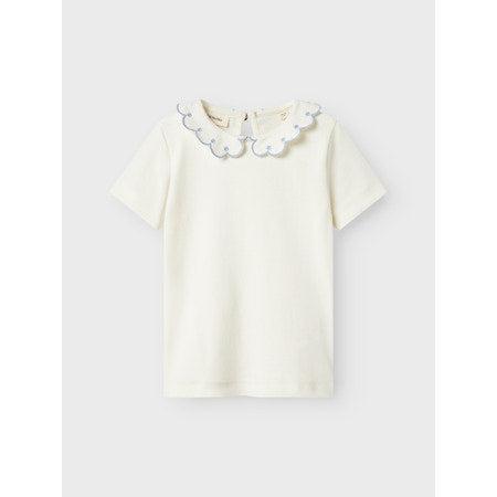 Lil'Atelier T-shirt FUNDO - Coconut Milk ZEN BLUE-t-shirt-Lil'Atelier-Ollifant.dk