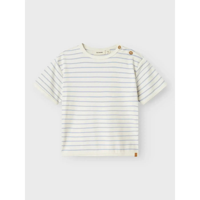Lil'Atelier T-shirt GEO - Zen blue-t-shirt-Lil'Atelier-Ollifant.dk