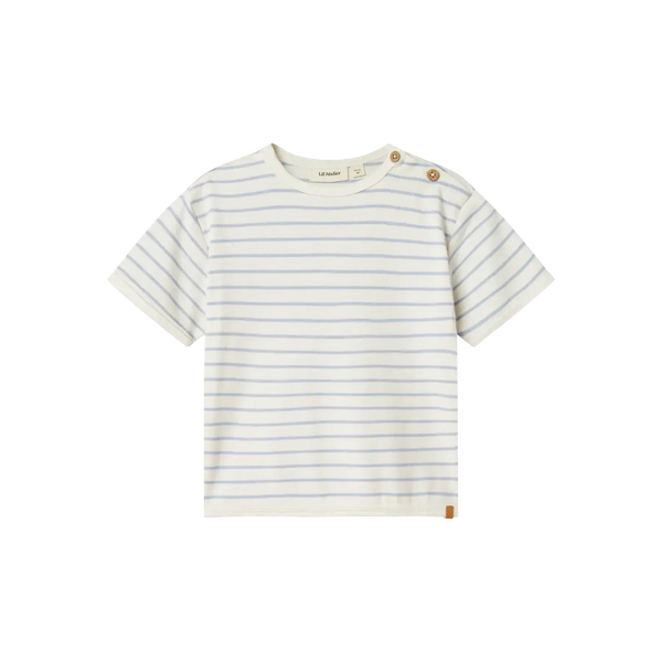 Lil'Atelier T-shirt GEO - Zen blue-t-shirt-Lil'Atelier-Ollifant.dk