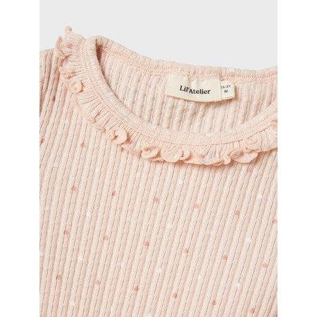 Lil'Atelier T-shirt HULLA HUA - Peach Blush-t-shirt-Lil'Atelier-Ollifant.dk