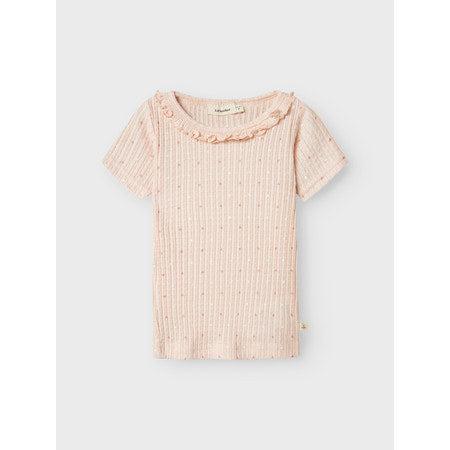 Lil'Atelier T-shirt HULLA HUA - Peach Blush-t-shirt-Lil'Atelier-Ollifant.dk