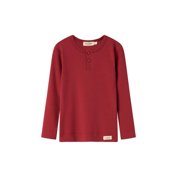 MarMar Bluse MODAL - Hibiscus red-bluse-MarMar-Ollifant.dk