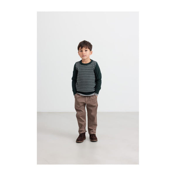 MarMar bluse TANO - Dark Leaf Pattern-Trøje-MarMar-Ollifant.dk