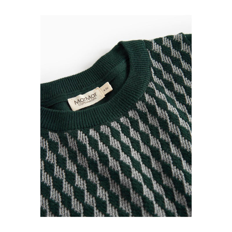 MarMar bluse TANO - Dark Leaf Pattern-Trøje-MarMar-Ollifant.dk