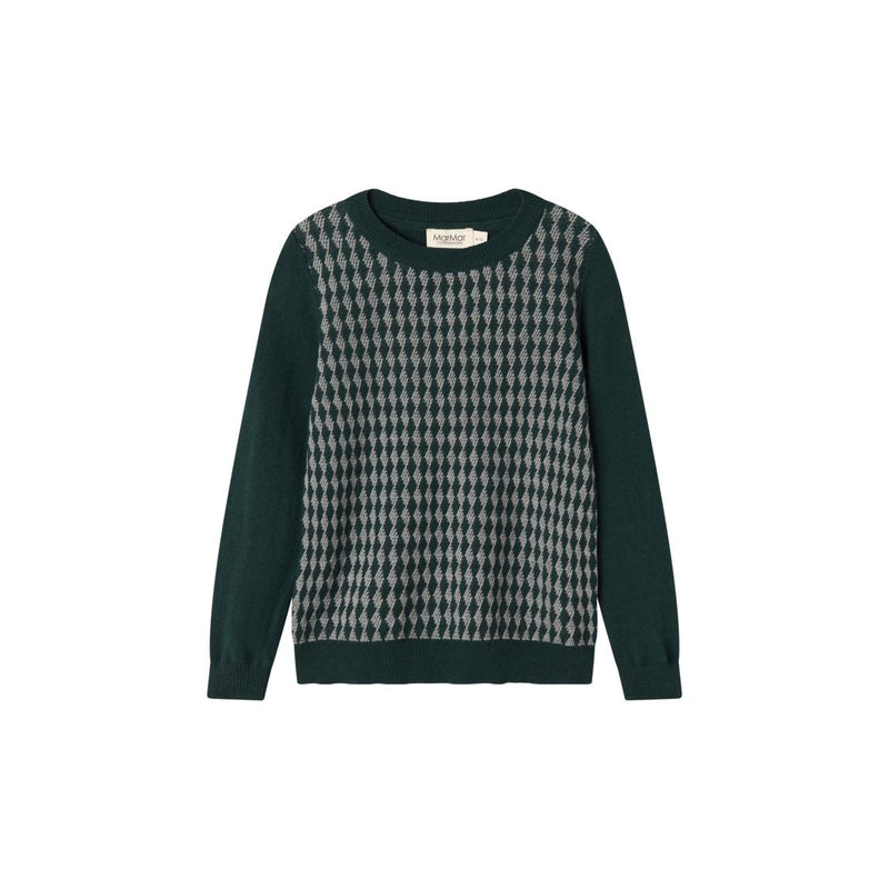 MarMar bluse TANO - Dark Leaf Pattern-Trøje-MarMar-Ollifant.dk