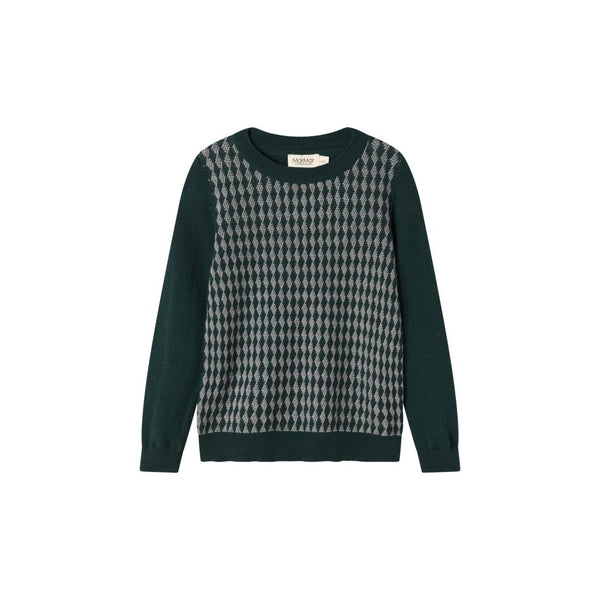MarMar bluse TANO - Dark Leaf Pattern-Trøje-MarMar-Ollifant.dk