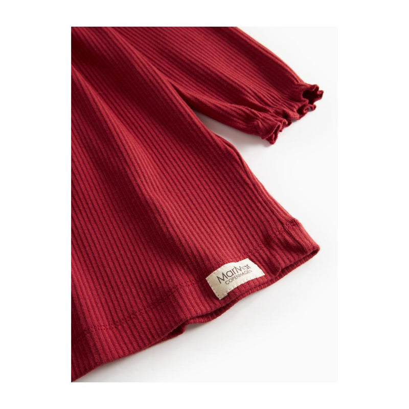 MarMar Kjole DIKTE - Hibiscus red-kjole-MarMar-Ollifant.dk