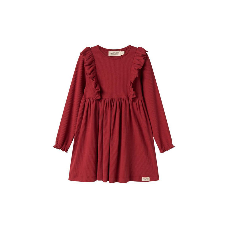 MarMar Kjole DIKTE - Hibiscus red-kjole-MarMar-Ollifant.dk