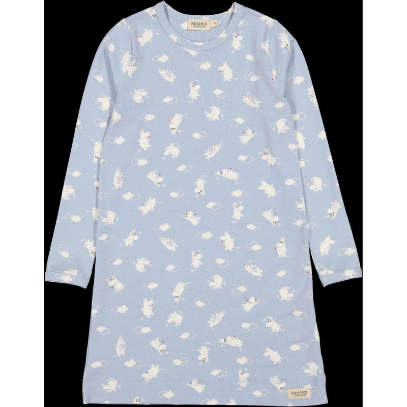MarMar Natkjole - Blue Moomin-Nattøj-MarMar-Ollifant.dk