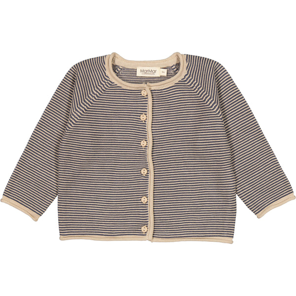 marmar - totti cardigan - blue stripe-Cardigan-MarMar-Ollifant.dk