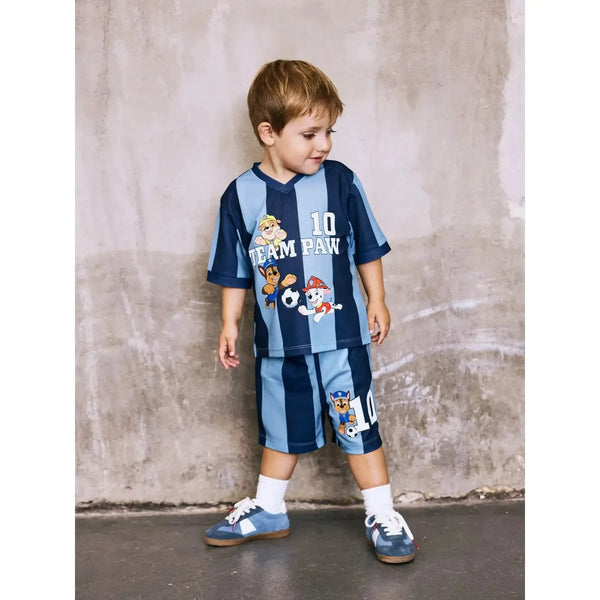Name i shorts JAKARI Paw patrol - Dusty blue-Shorts-Name it-Ollifant.dk