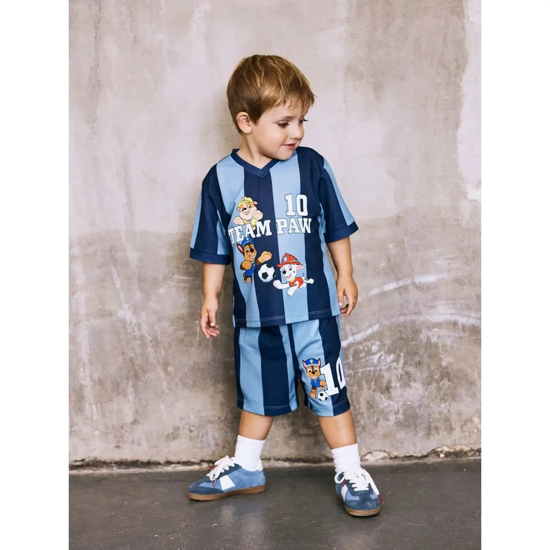 Name i shorts JAKARI Paw patrol - Dusty blue-Shorts-Name it-Ollifant.dk