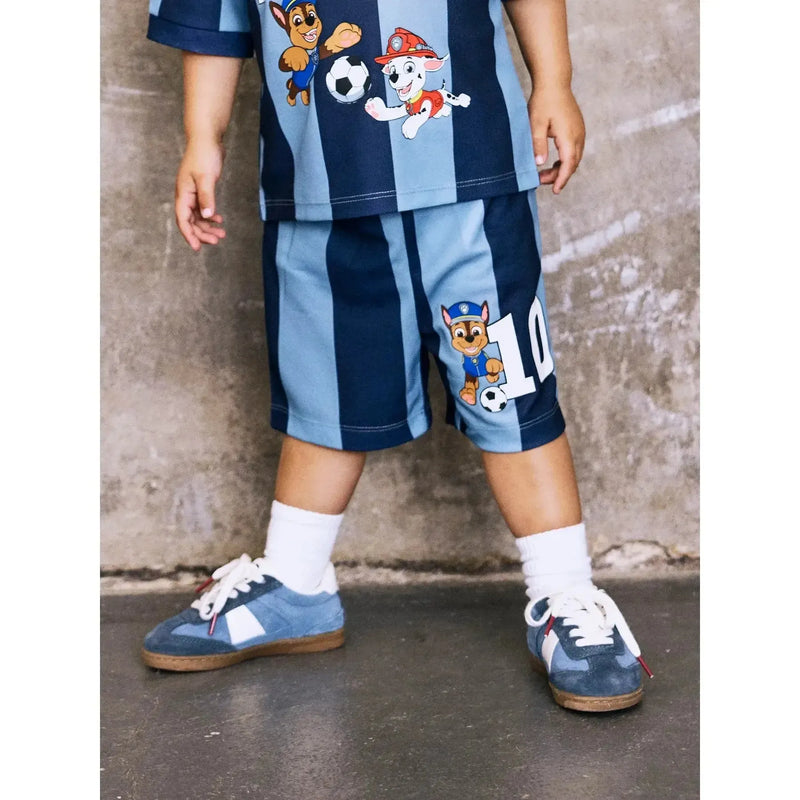 Name i shorts JAKARI Paw patrol - Dusty blue-Shorts-Name it-Ollifant.dk