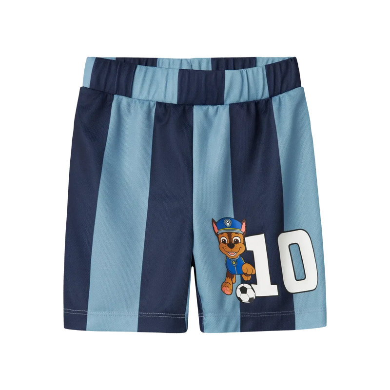 Name i shorts JAKARI Paw patrol - Dusty blue-Shorts-Name it-Ollifant.dk