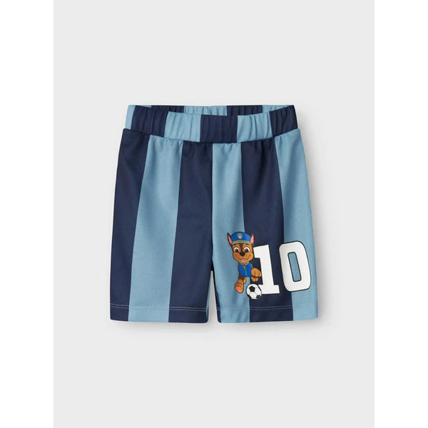 Name i shorts JAKARI Paw patrol - Dusty blue-Shorts-Name it-Ollifant.dk