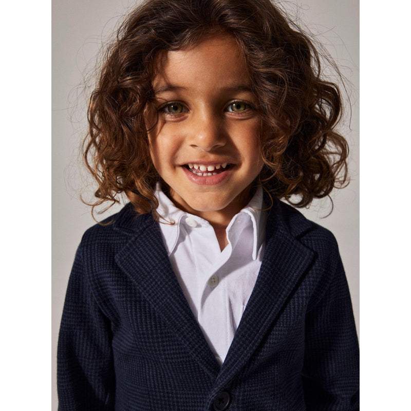 Name it Blazer ROBINO - Navy blazer/Check-Blazer-Name it-Ollifant.dk