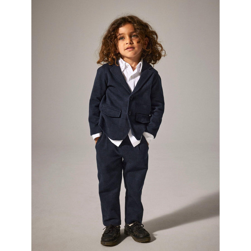 Name it Blazer ROBINO - Navy blazer/Check-Blazer-Name it-Ollifant.dk