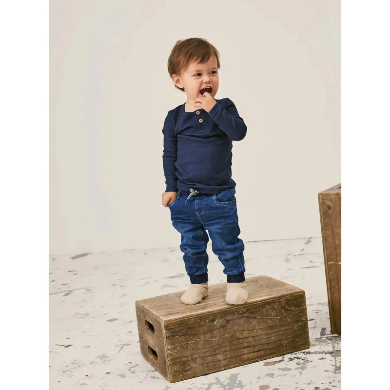 Name it bluse KAB NOOS - Dark Sapphire-Bluser-Name it-Ollifant.dk