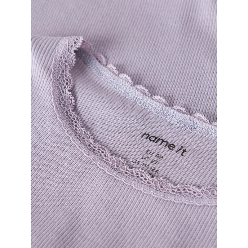 Name it Bluse KAB NOOS - Lavender Grey-Bluser-Name it-Ollifant.dk