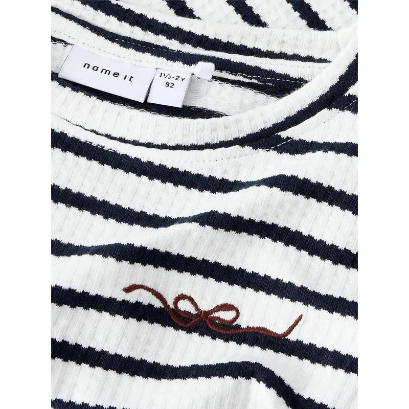 Name it bluse KATTIE - Cloud Dancer Sky Captain-Bluser-Name it-Ollifant.dk