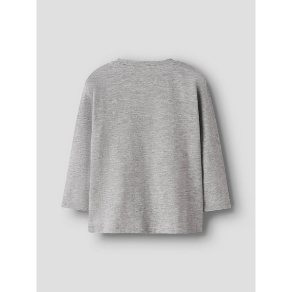 Name it bluse MORIS - Grey Melange-bluse-Name it-Ollifant.dk