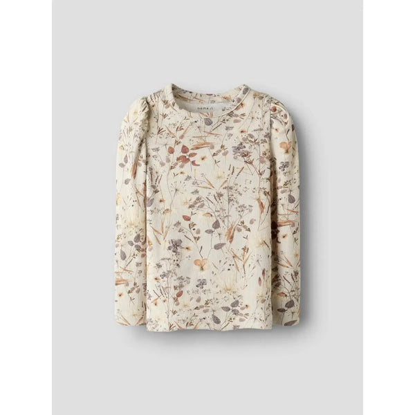 Name it Bluse NIARA - Oatmeal-Bluser-Name it-Ollifant.dk