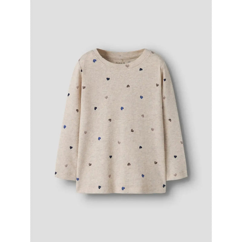 Name it Bluse NUTTI NOOS - Peyote Melange-bluse-Name it-Ollifant.dk