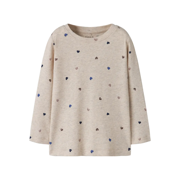 Name it Bluse NUTTI NOOS - Peyote Melange-bluse-Name it-Ollifant.dk