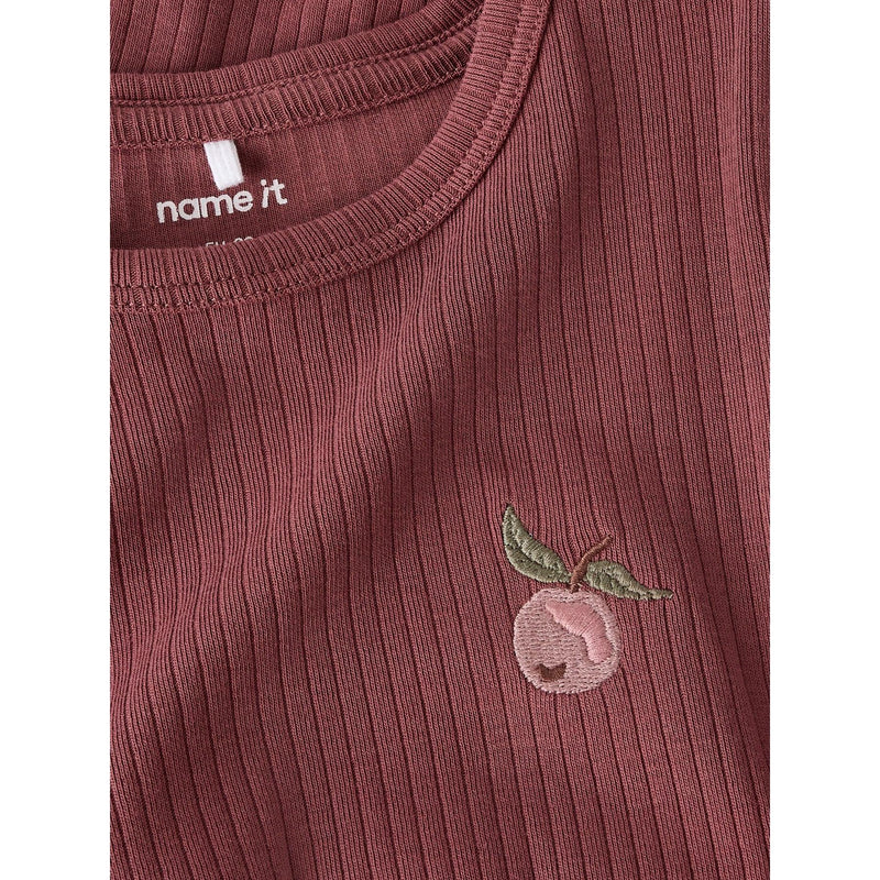 Name it bluse OLIKA - Rose Brown-bluse-Name it-Ollifant.dk