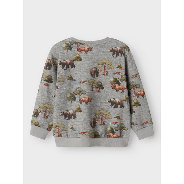 Name it Bluse OLIN - Grey Melange-bluse-Name it-Ollifant.dk
