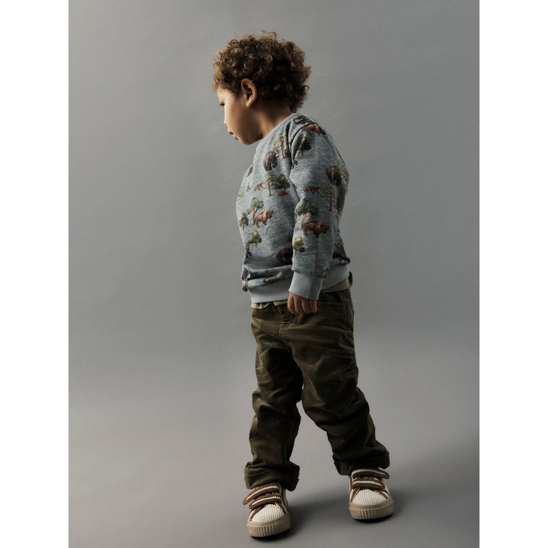 Name it Bluse OLIN - Grey Melange-bluse-Name it-Ollifant.dk