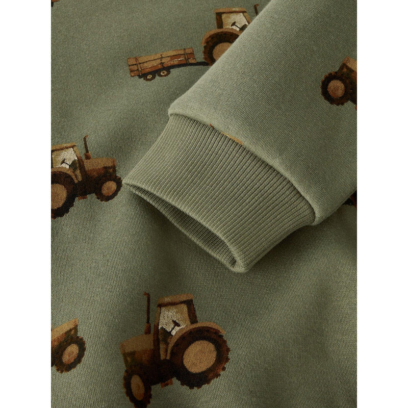 Name it bluse OPA - Dusty Olive-Trøje-Name it-Ollifant.dk