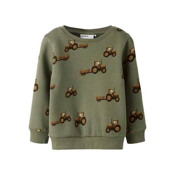 Name it bluse OPA - Dusty Olive-Trøje-Name it-Ollifant.dk