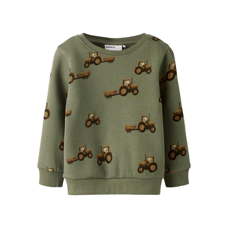 Name it bluse OPA - Dusty Olive-Trøje-Name it-Ollifant.dk