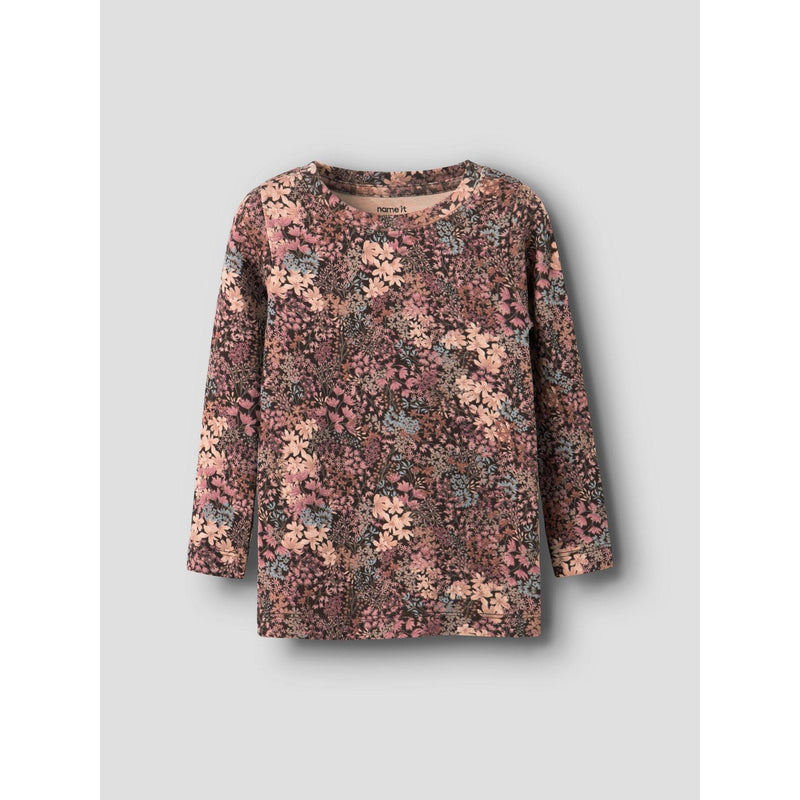 Name it bluse RESA - Chocolate Brown-bluse-Name it-Ollifant.dk