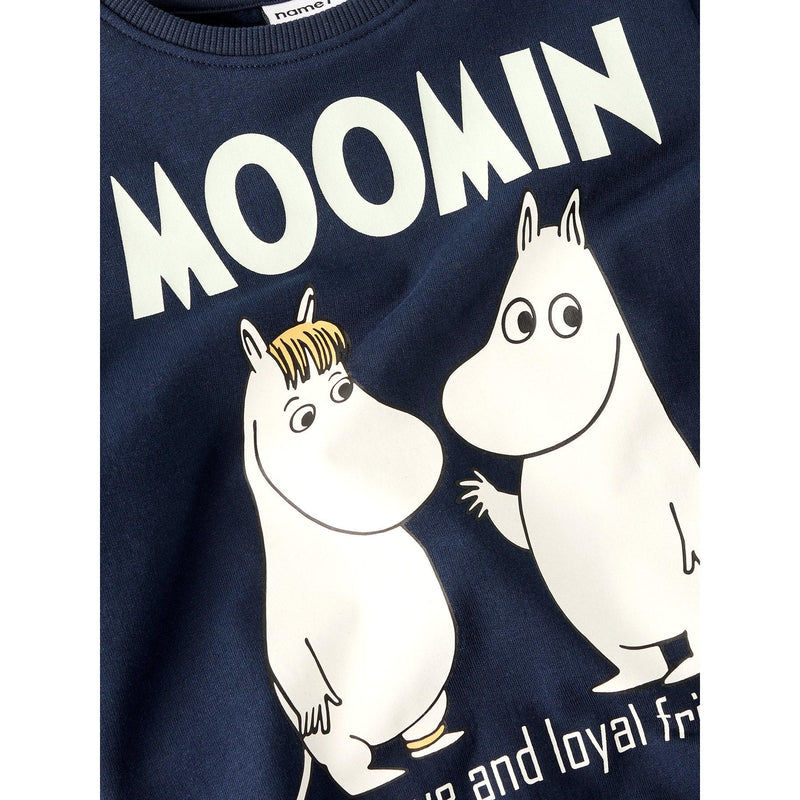 Name it bluse SLOLI MOOMIN - Navy Blazer-Trøje-Name it-Ollifant.dk