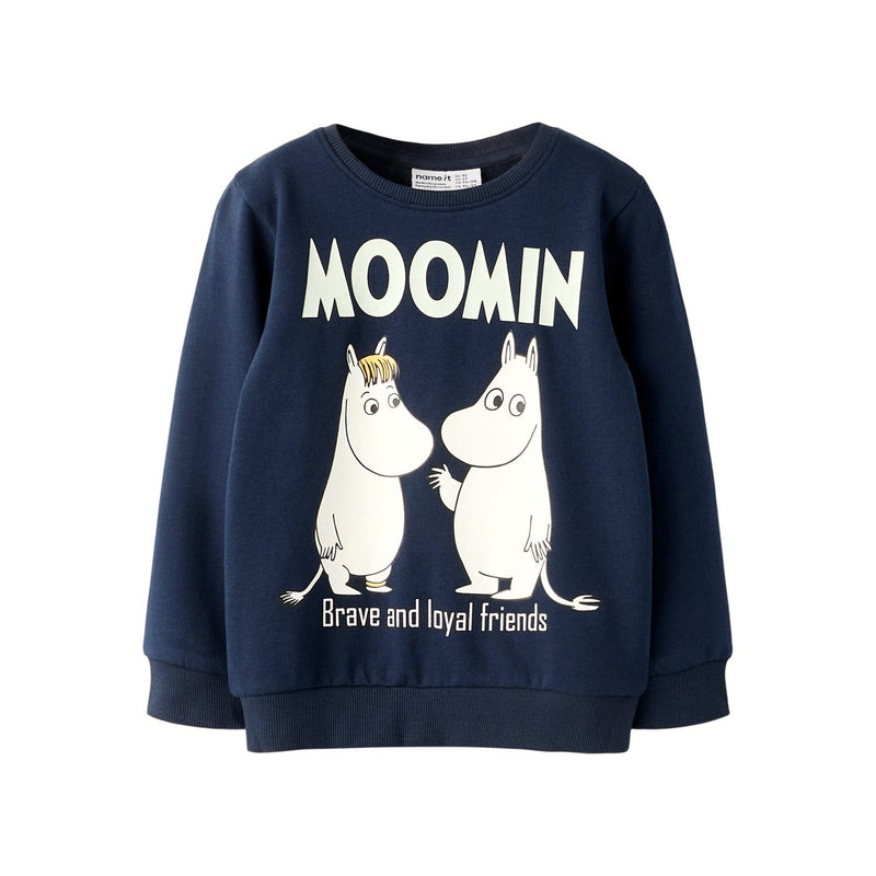 Name it bluse SLOLI MOOMIN - Navy Blazer-Trøje-Name it-Ollifant.dk