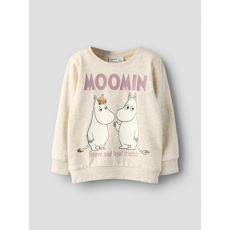Name it bluse SLOLI MOOMIN - Peyote Melange-Trøje-Name it-Ollifant.dk