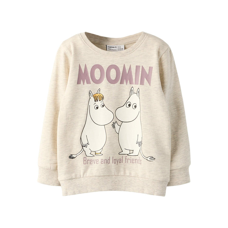 Name it bluse SLOLI MOOMIN - Peyote Melange-Trøje-Name it-Ollifant.dk