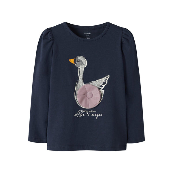 Name it bluse SWANA - Navy Blazer-bluse-Name it-Ollifant.dk