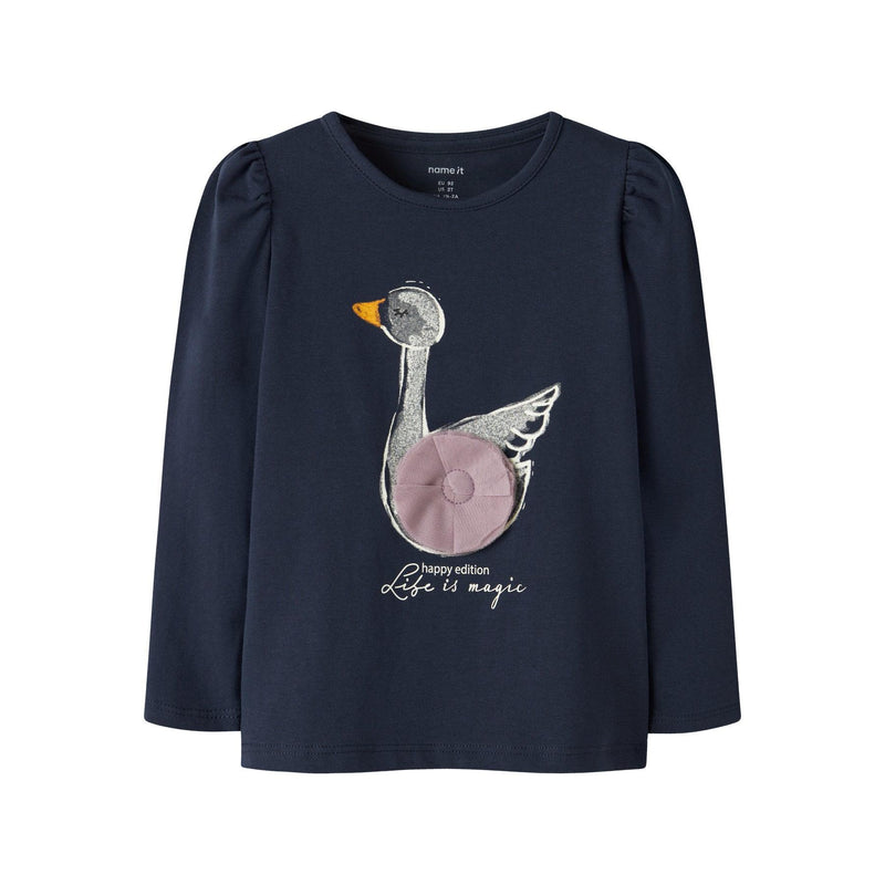 Name it bluse SWANA - Navy Blazer-bluse-Name it-Ollifant.dk