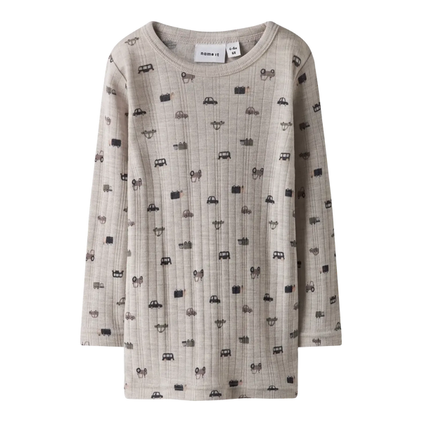 Name it bluse WANG ULD NOOS - Small Cars-Bluser-Name it-Ollifant.dk