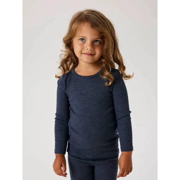 Name it bluse WAX ULD NOOS - Ombre Blue-Bluser-Name it-Ollifant.dk