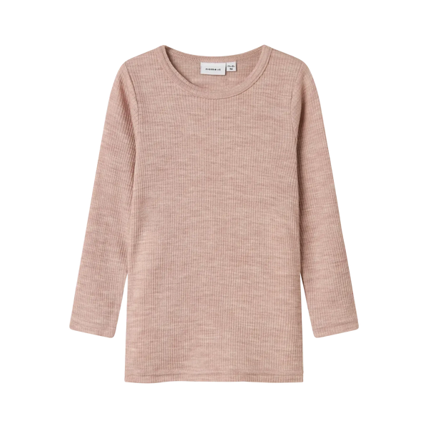 Name it bluse WAX ULD NOOS - Shadow Grey-Bluser-Name it-Ollifant.dk