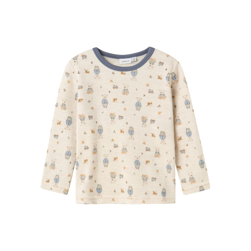 Name it Bluse WILLOS ULD - Peyote melange-Bluser-Name it-Ollifant.dk