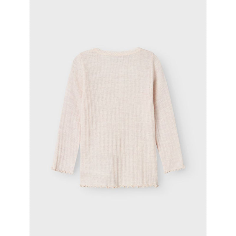 Name it bluse WOSSA Uld/Silke - Lilac Ash-Bluser-Name it-Ollifant.dk
