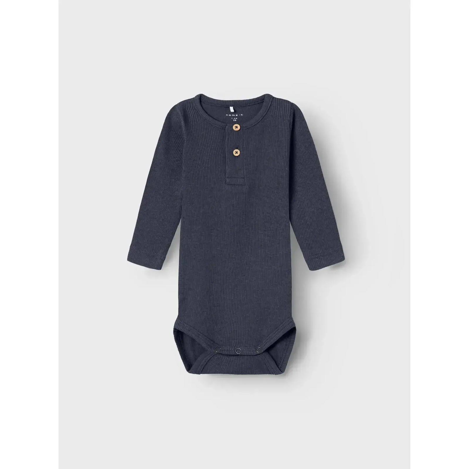 NAME IT Body Manica Lunga Neonato: Nbmkab LS, Girocollo In Morbido Cotone, Perfetto Per La Primavera