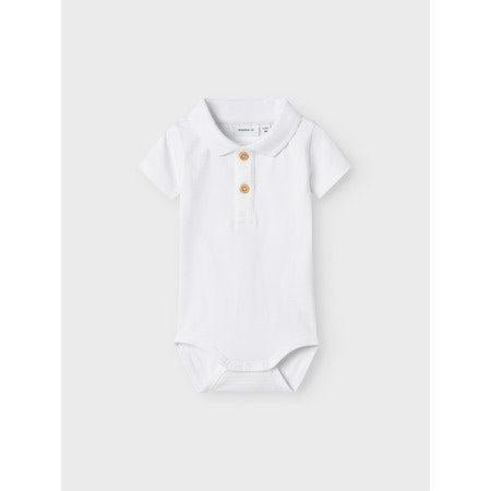 Name it Body POLO HOFMAN - Bright White-body-Name it-Ollifant.dk