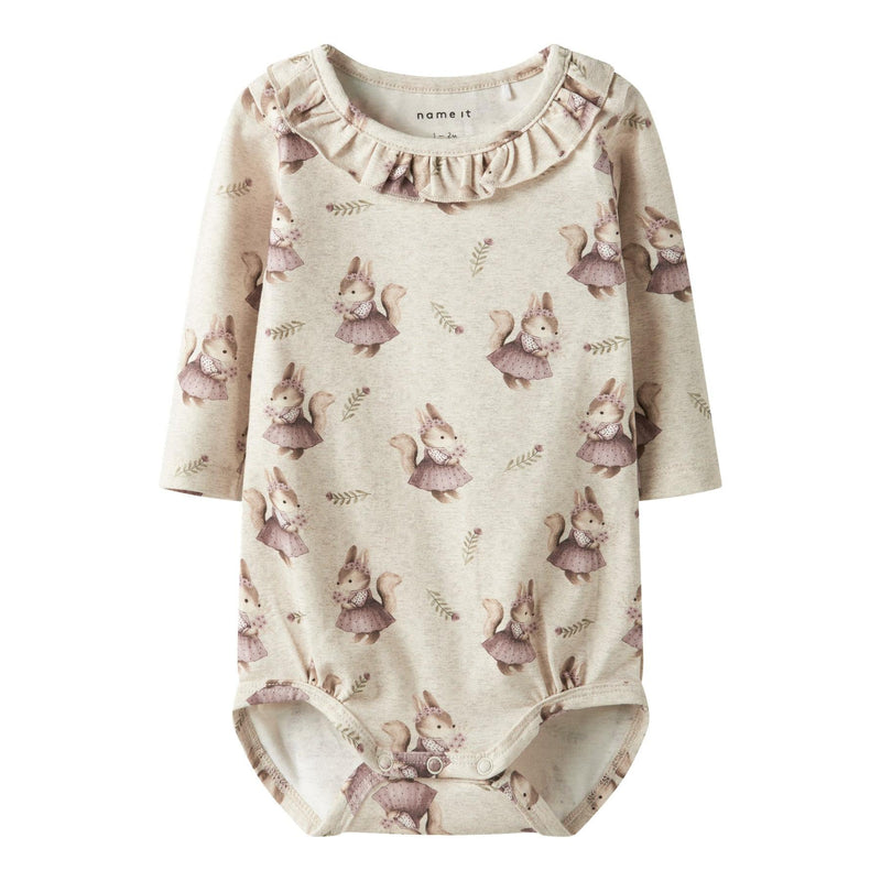 Name it body SHELLY - Peyote Melange-Body-Name it-Ollifant.dk