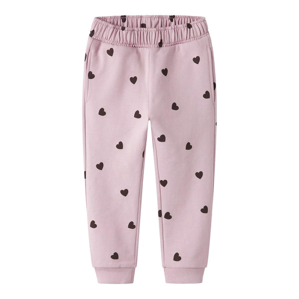 Name it Bukser HEART - Burnished Lilac-Bukser-Name it-Ollifant.dk
